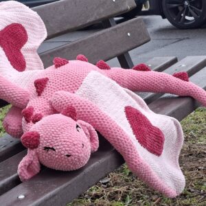 Ruby the Dragon Crochet PDF Pattern