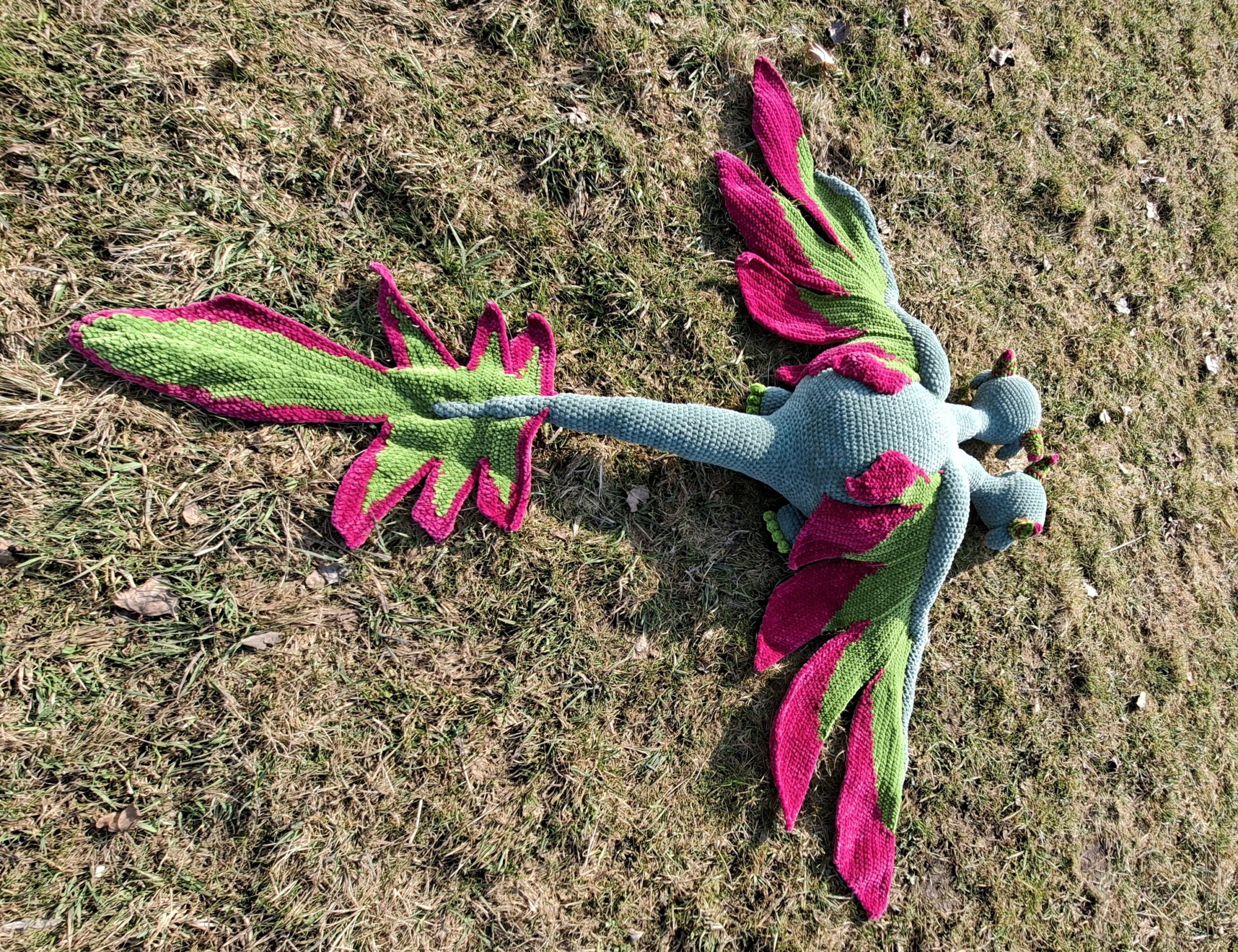 Fenix the Dragon Plushie - Obrázek 7