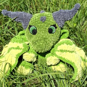 Rocco the Sitting Dragon Crochet Pattern